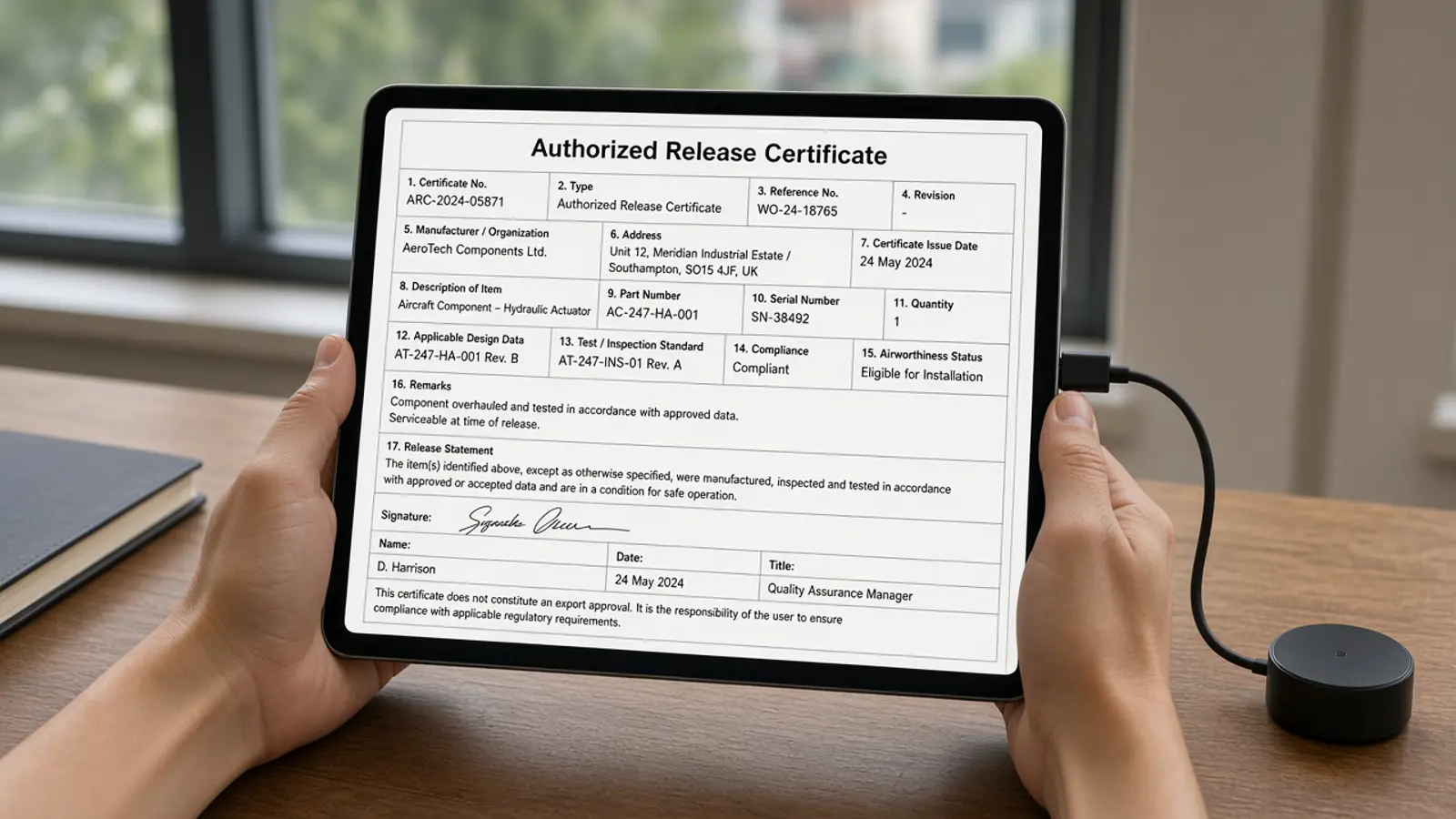 Cover Image for Extract EASA Form 1 with an AI Agent Using MCP